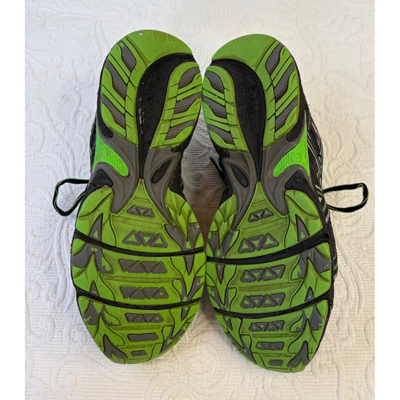 ASICS Gel Venture 5 Women's Trail Running‎ Shoes Black Neon Green Size 8 - Picture 10 of 11